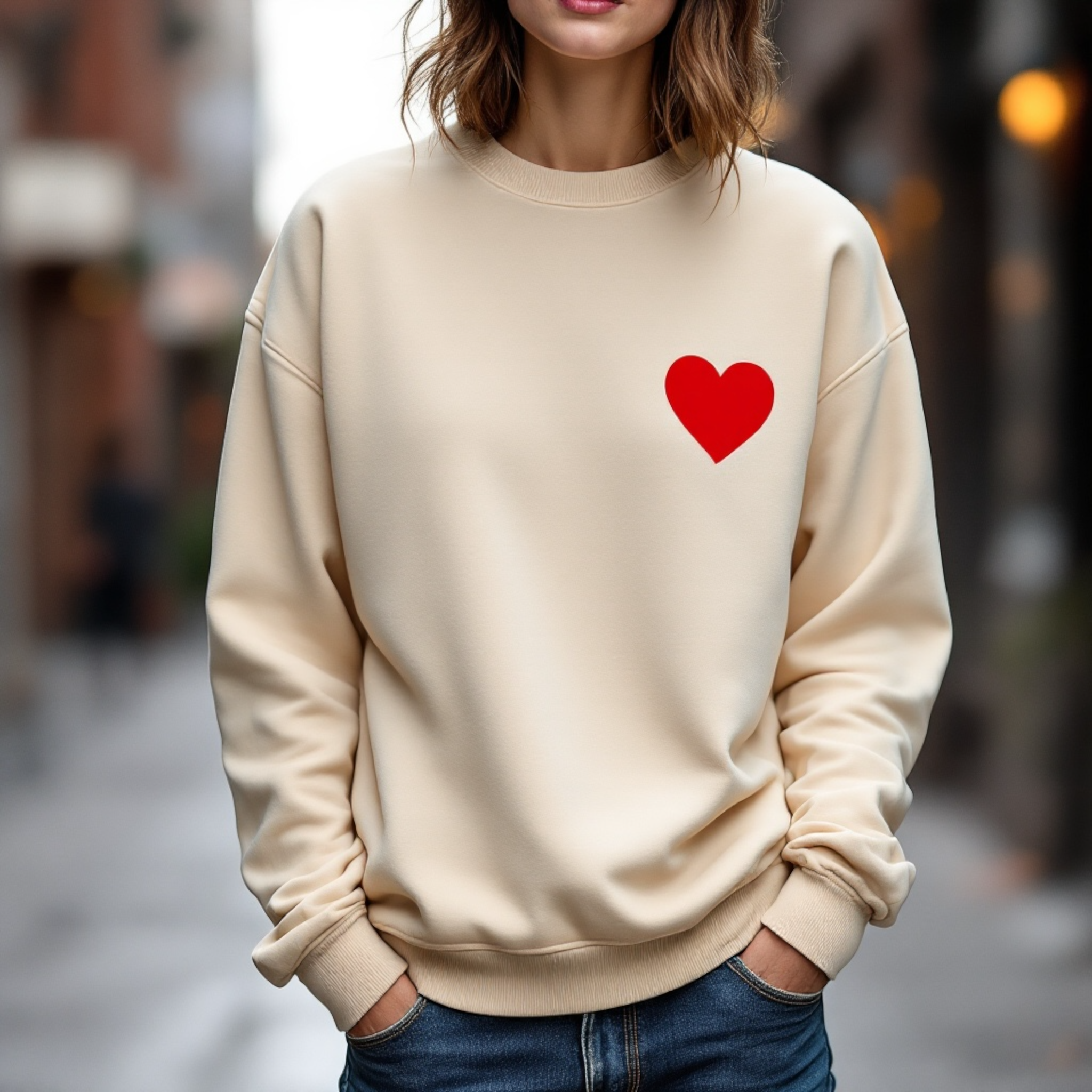 Heart sweatshirt