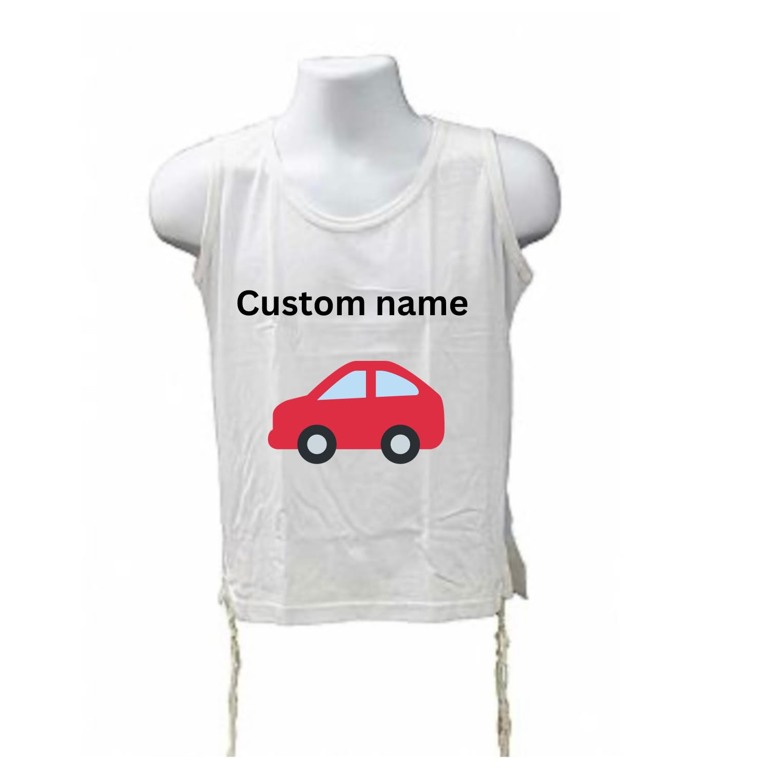personalized kids  tzitzit