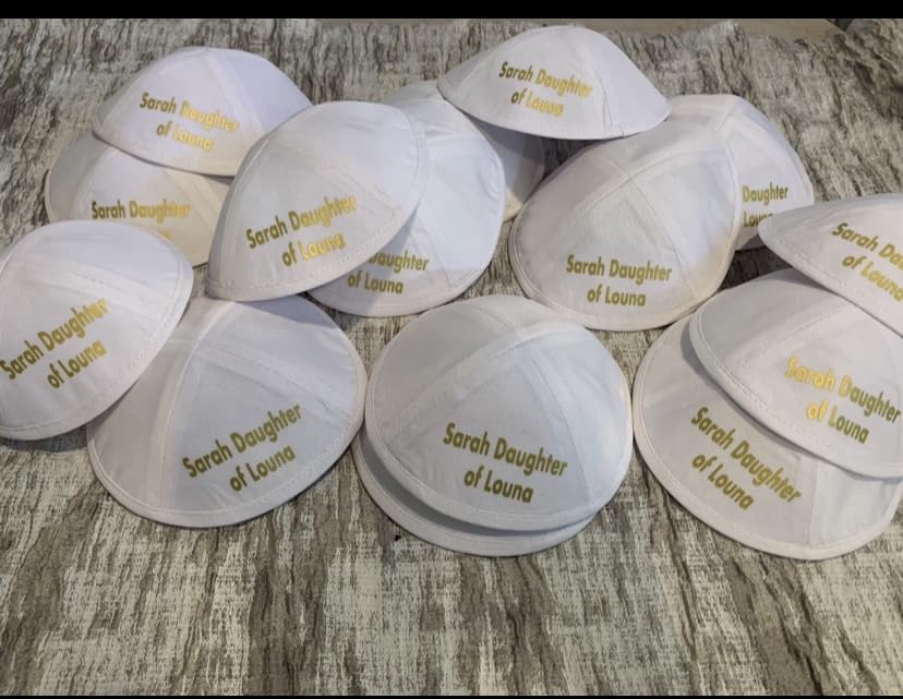 Custom  Raw silk Kippah