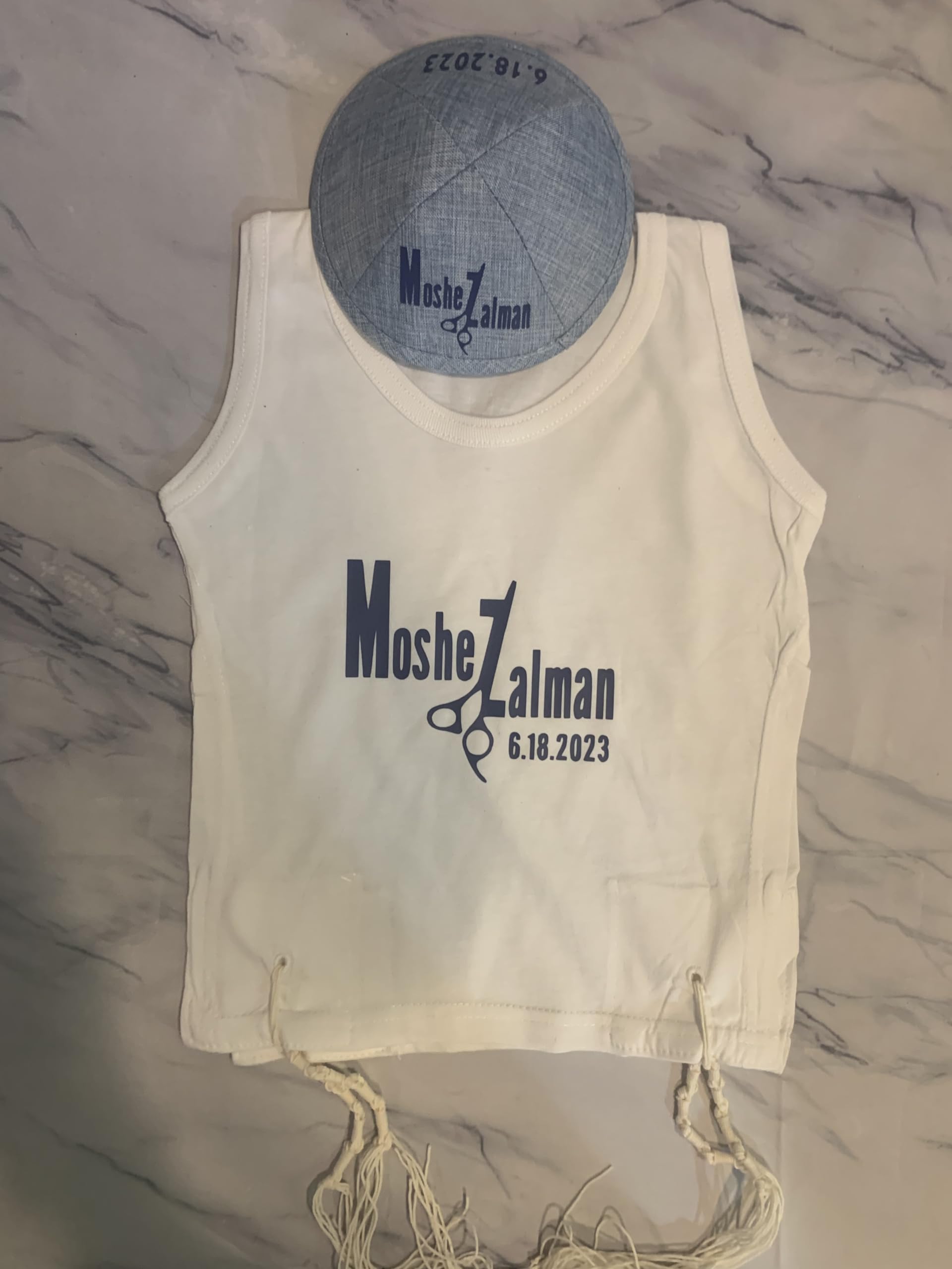 personalized kids  tzitzit