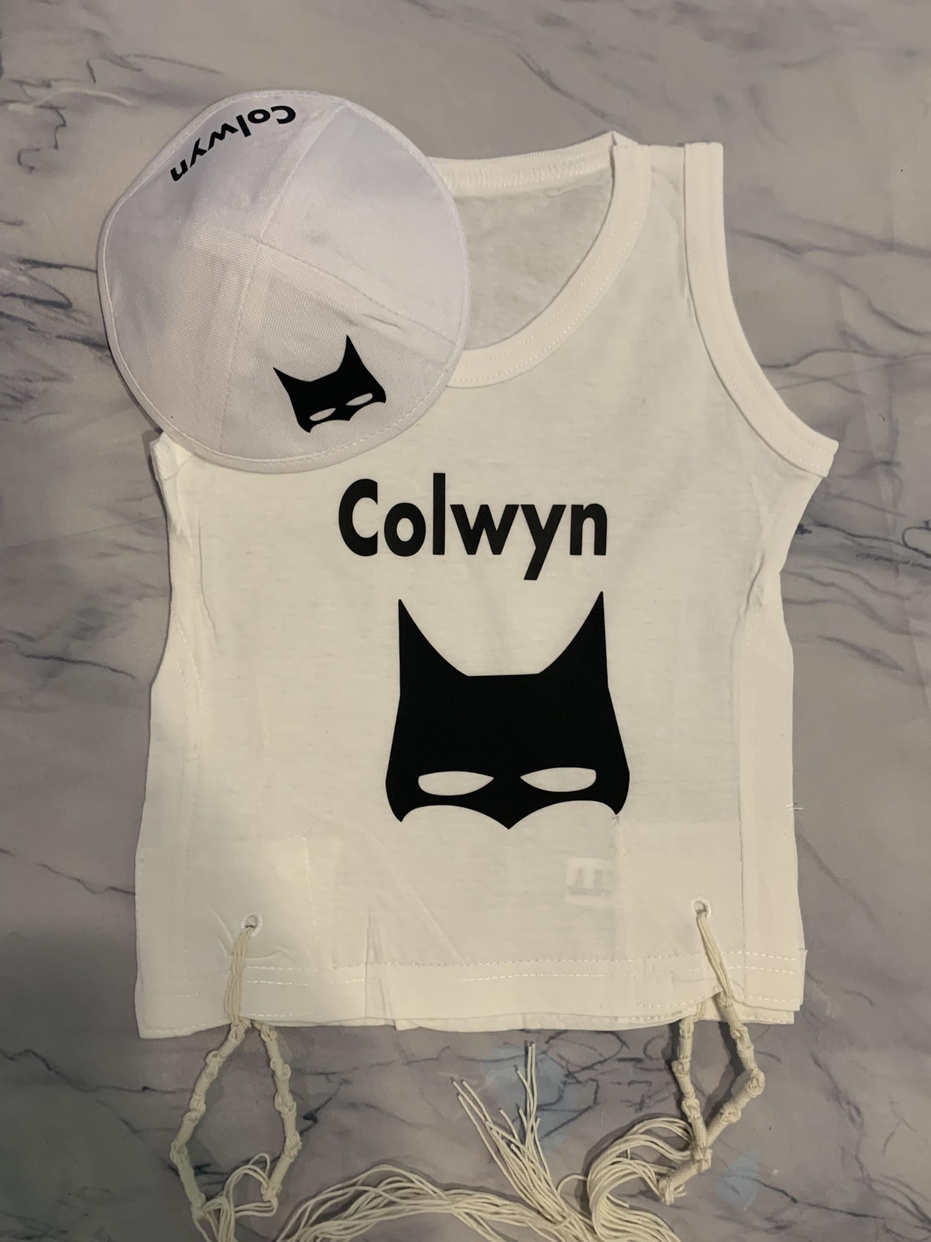 personalized kids  tzitzit
