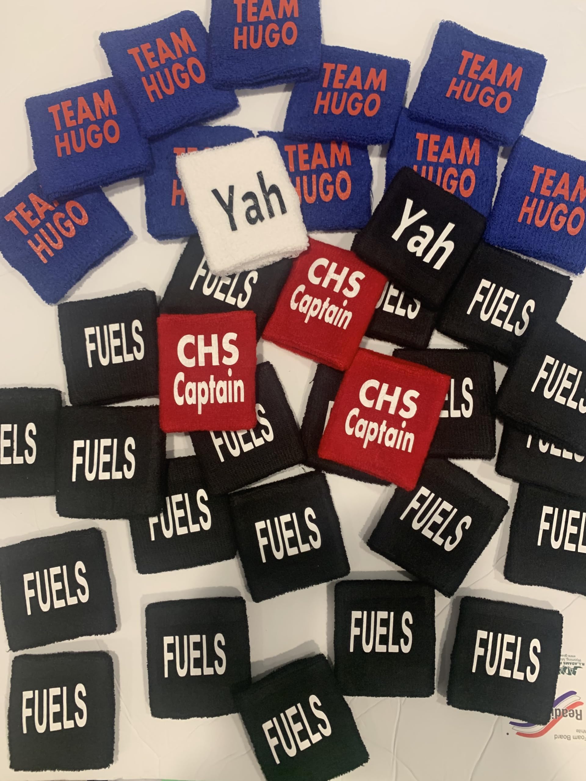 Personalized sweatbands