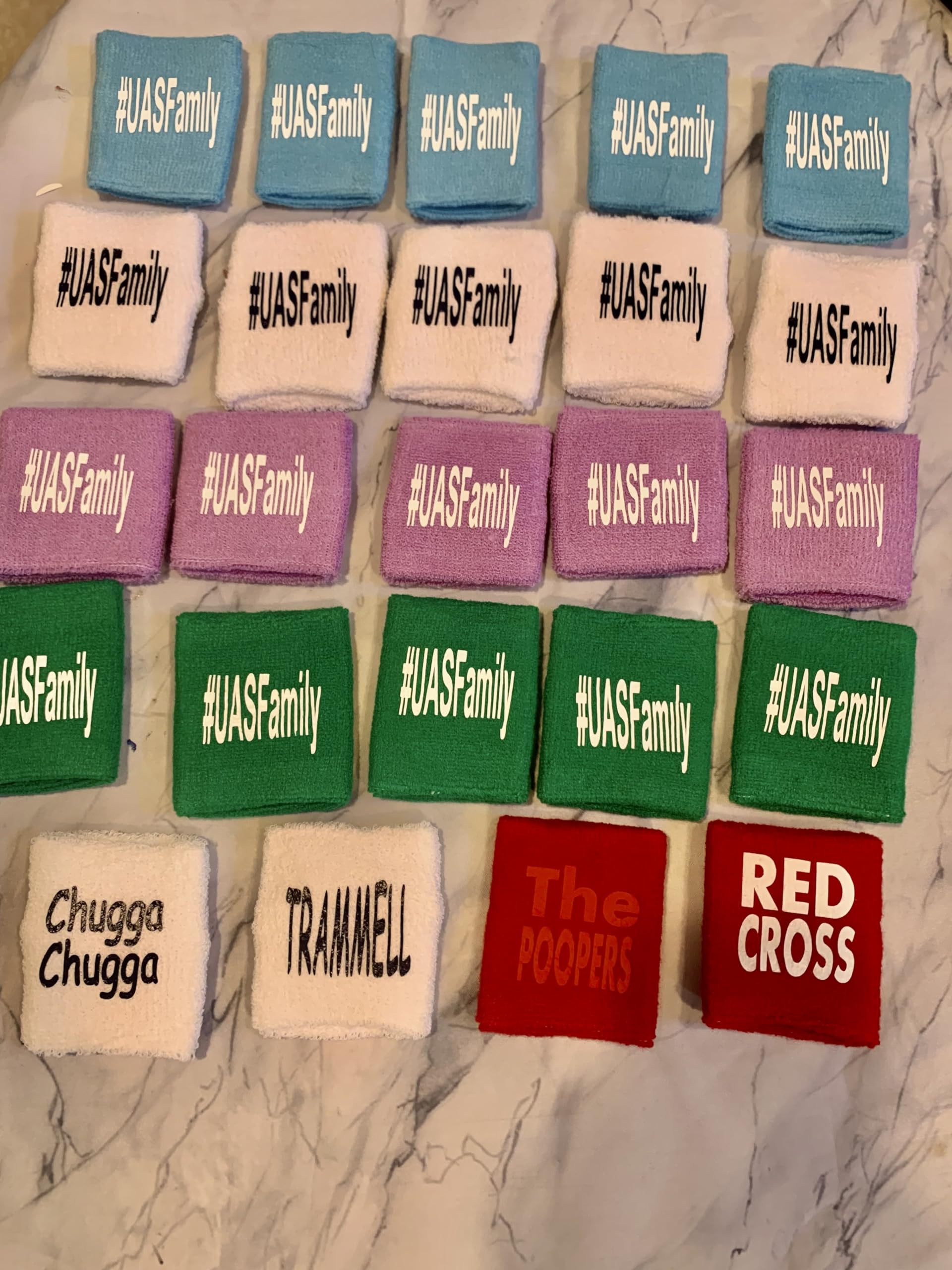 Personalized image sweatbands