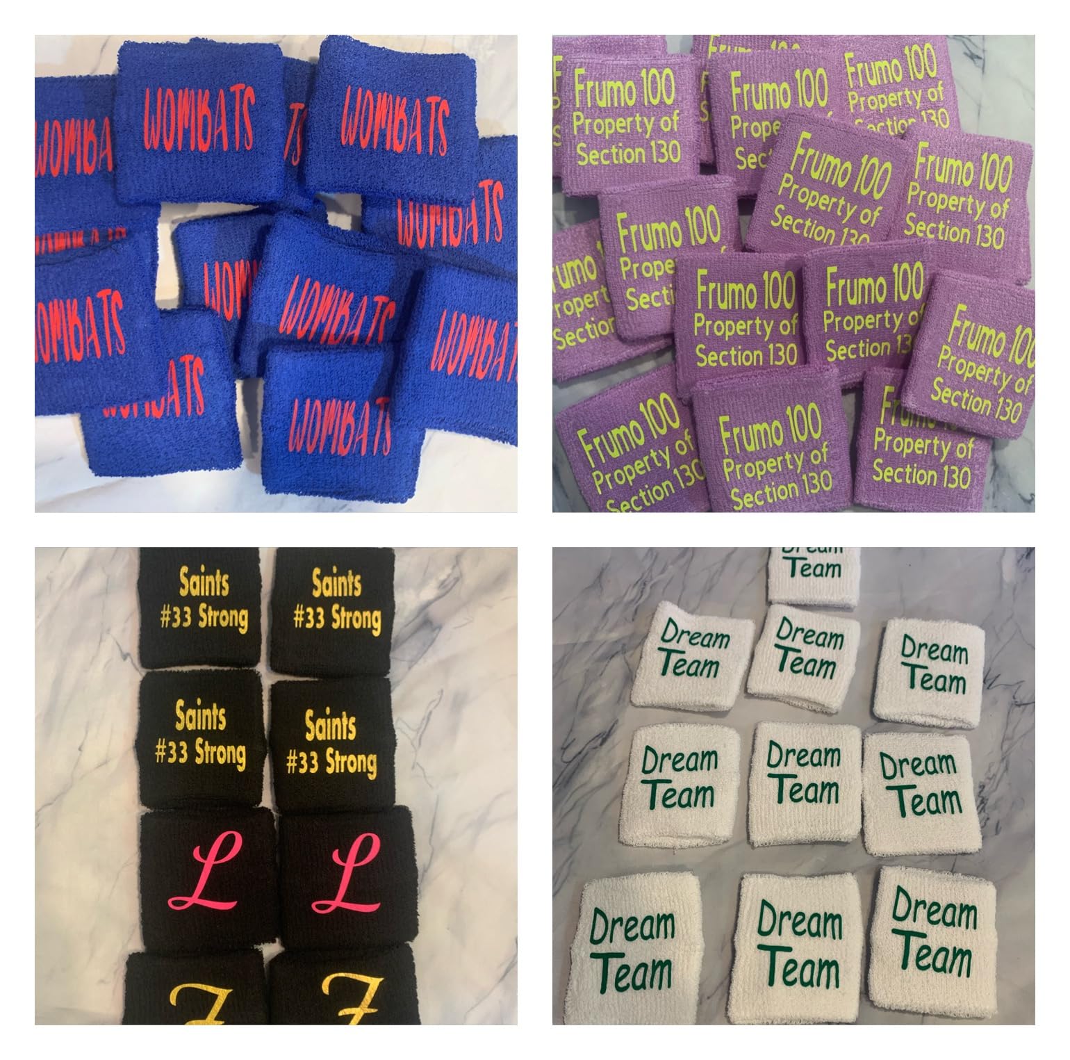 Personalized image sweatbands