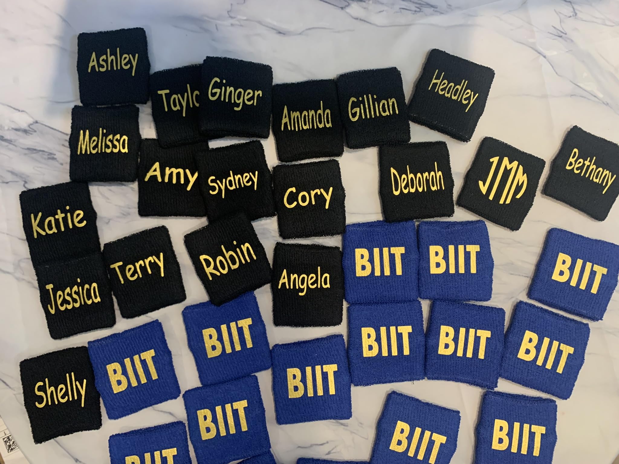 Personalized image sweatbands