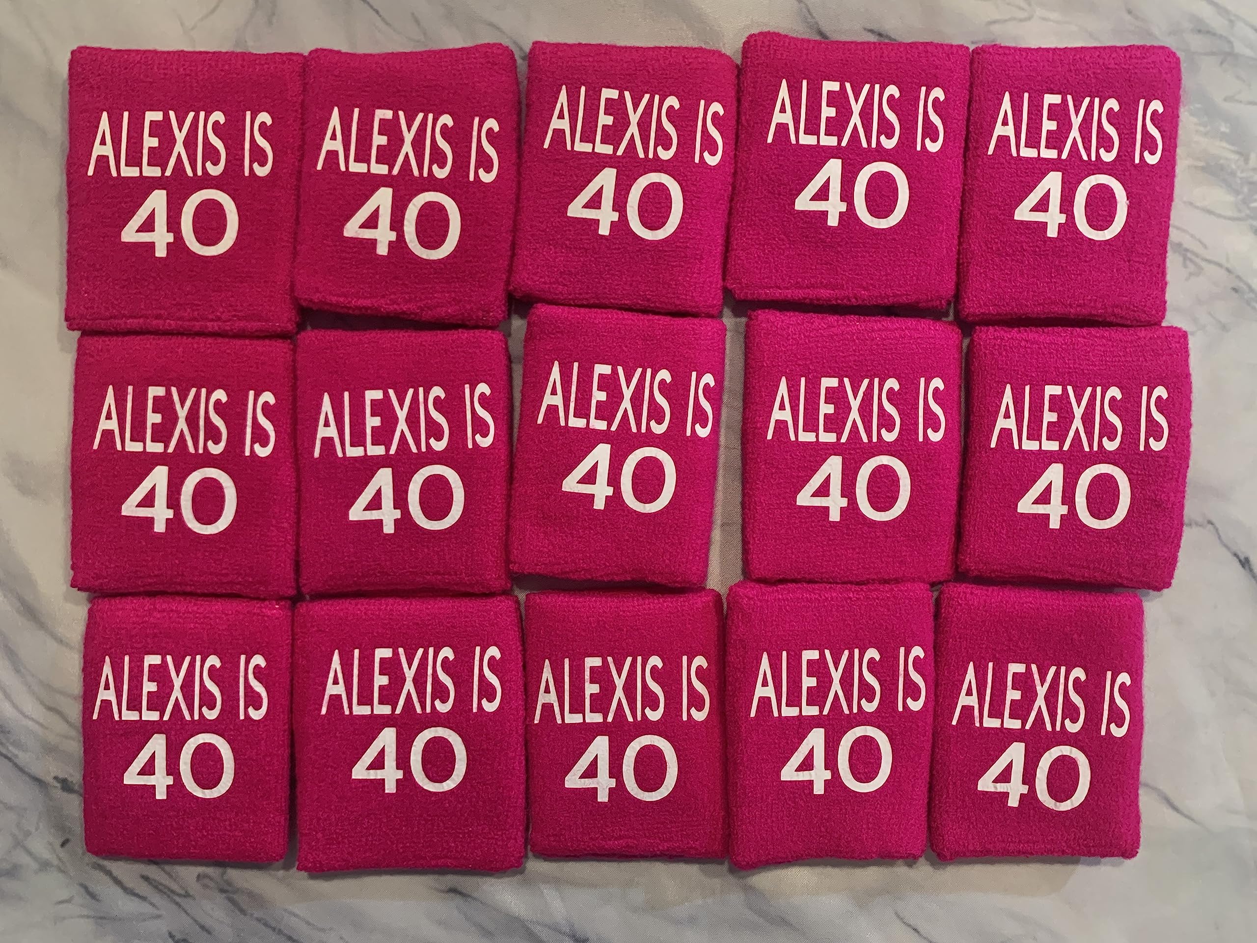 Personalized image sweatbands