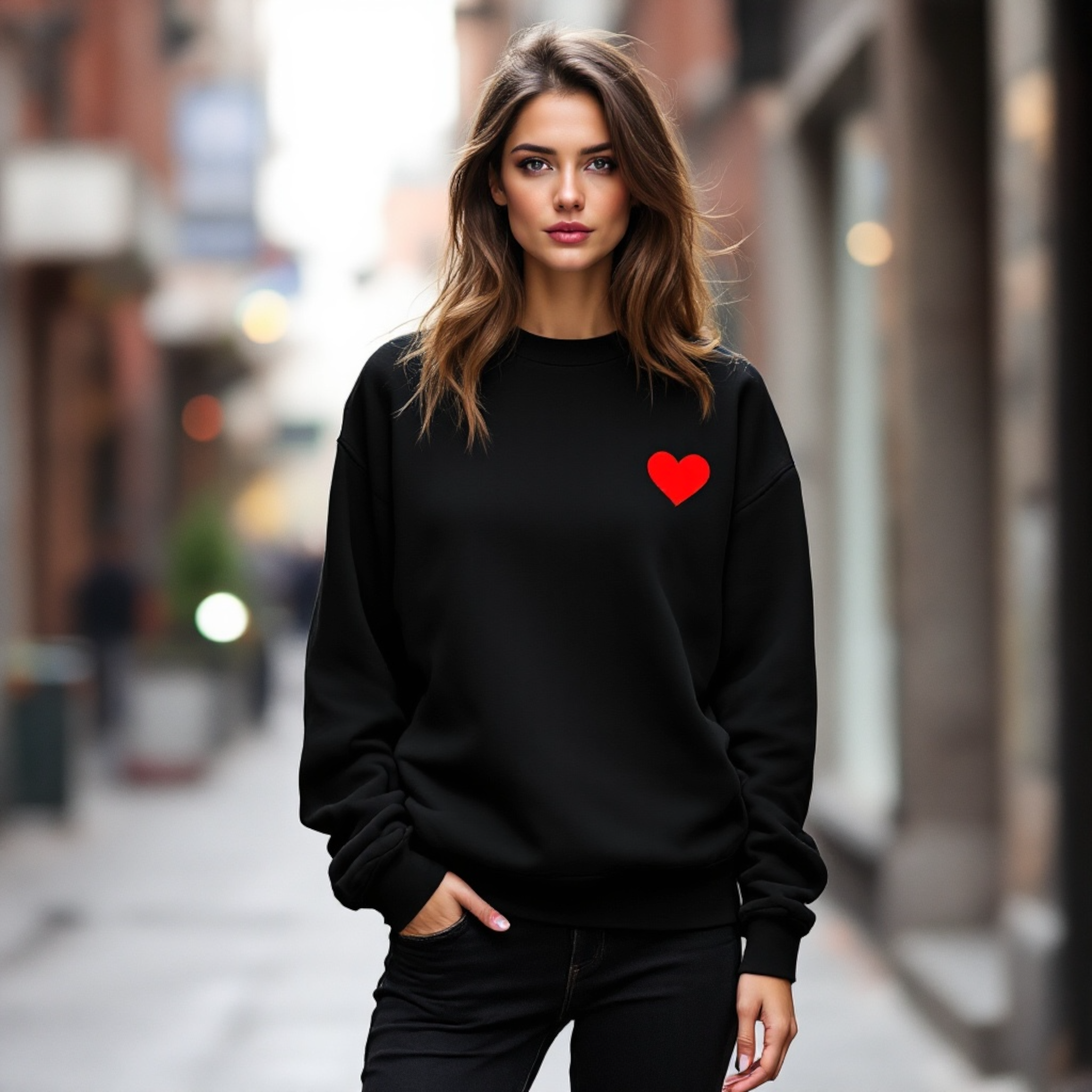 Heart sweatshirt
