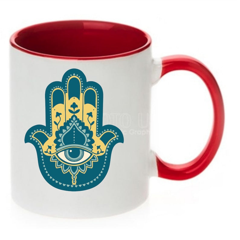 Hamsa Hand Coffee Mug