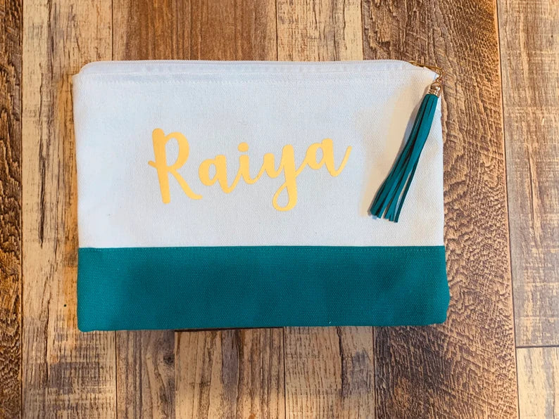Personalized Makeup Bag